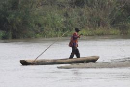 Rzeka Semliki - po drugiej stronie już Kongo.