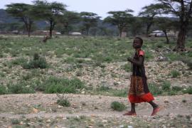Chłopiec z plemienia Samburu.
