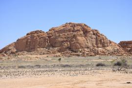 Pustynia Namib.