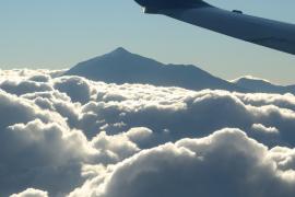 Widok na górę Teide.