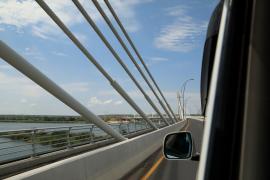 Most na Zambezi - granica pomiędzy Zambią i Botswaną