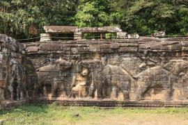 Świątynia Bayon w Angkor - taras słoni