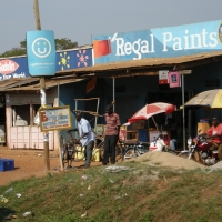 Przedmieścia Kampali.