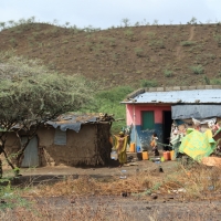 Gospodarstwo na wsi.