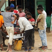 Gra w piłkarzy to częsta rozrywka.