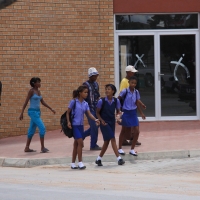 Uczniowie jak zawsze ładnie ubrani.