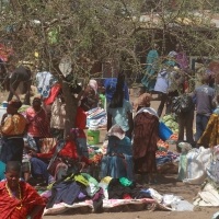 Przejazd do Aruszy- masajski targ.