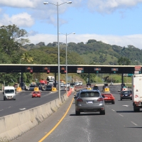 Wjazd na autostradę.