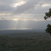 Burzowe chmury nad parkiem Pongola.