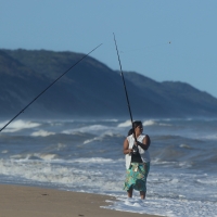 Wybrzeże oceanu w P.N. iSimangaliso.