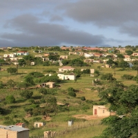 Wioska w pobliżu Wakkerstroom.