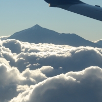 Widok na górę Teide.