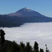 W oddali Teide.