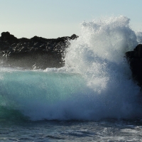 Plaża w Puerto de Santiago.
