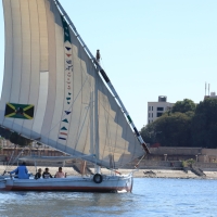 Tradycyjna żaglówka na Nilu